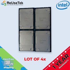 Lot of 4  Intel Xeon Gold 6132 2.60GHz 14-Core 28T LGA3647 Server CPU SR3J3