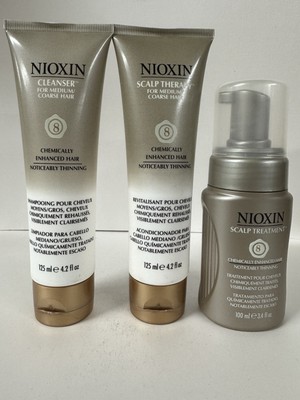 NIOXIN 3pc Starter Kit for Thinning Hair System 5  Medium to Coarse Natural Hair