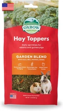Hay Toppers Garden Blend, Bunny Treats, Foraging Enrichment for Rabbits, Chinchi