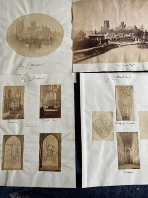 FOTO ALBUMAN'S 1883 ELY CATHEDRAL + INTERNAL PHOTOGRAPHS