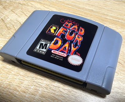 #ad N64 Conkers Bad Fur Day Games for Nintendo 64 US Version Free USA Shipping $24.59
