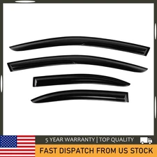 Rain Guards For Mitsubishi Lancer 2008-2017 Mugen Style Tape-on 3D Wavy JDM