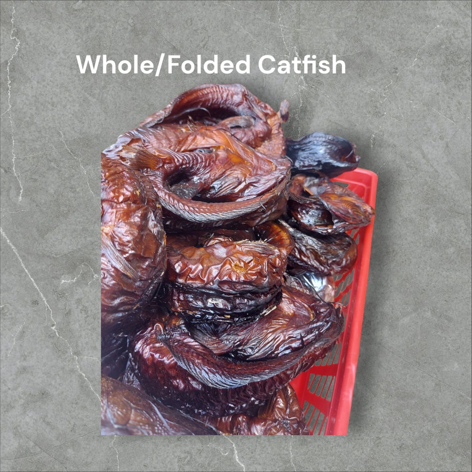 10PCS SMOKED DRIED CATFISH FISH