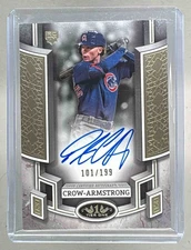 Pete Crow-Armstrong 2024 Topps Tier One #BOA-PC Break Out Auto Rookie RC /199