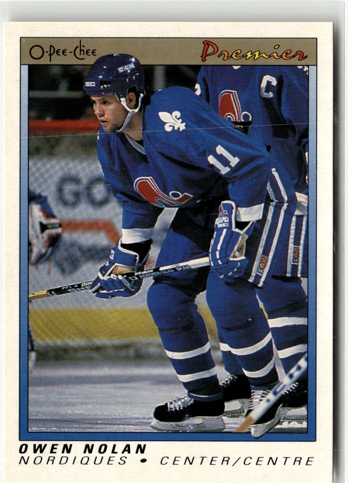 1990-91 O-Pee-Chee Premier #86 Owen Nolan