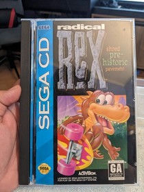 Radical Rex (Sega CD, 1994) - Artwork Only - LOT