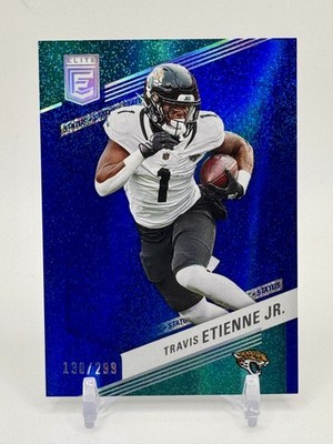 2023 Donruss Elite #95 Travis Etienne Jr. Status Sparkle #/299
