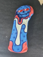 SWAG GOLF AMERICAN 3D DRIP SKULL FAIRWAY COVER 4TH OF JULY COLLECTION