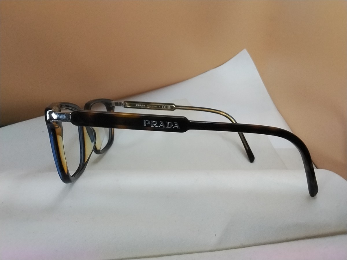 PRADA VPR 13Y-F ZXH-101 Eyeglass Frame 56□18 145 Tortoise | eBay