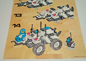 Plan # 1621 : Lunar MPV Vehicle de Futuron.  TR&Egrave;S RARE !!!   Vintage.