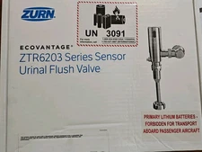 Zurn ZTR Series Flush Valve ZTR6203-ULF-LL 125 GPF Sensor Urinal Valve