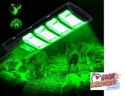 Hog Lights for Night Hunting - 12000LM Green Hunting Light for Hogs with Remote