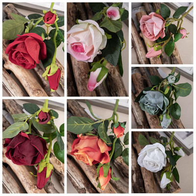 Künstliche Rosen aus Flanelltuch für Hochzeit Party und Wohndeko