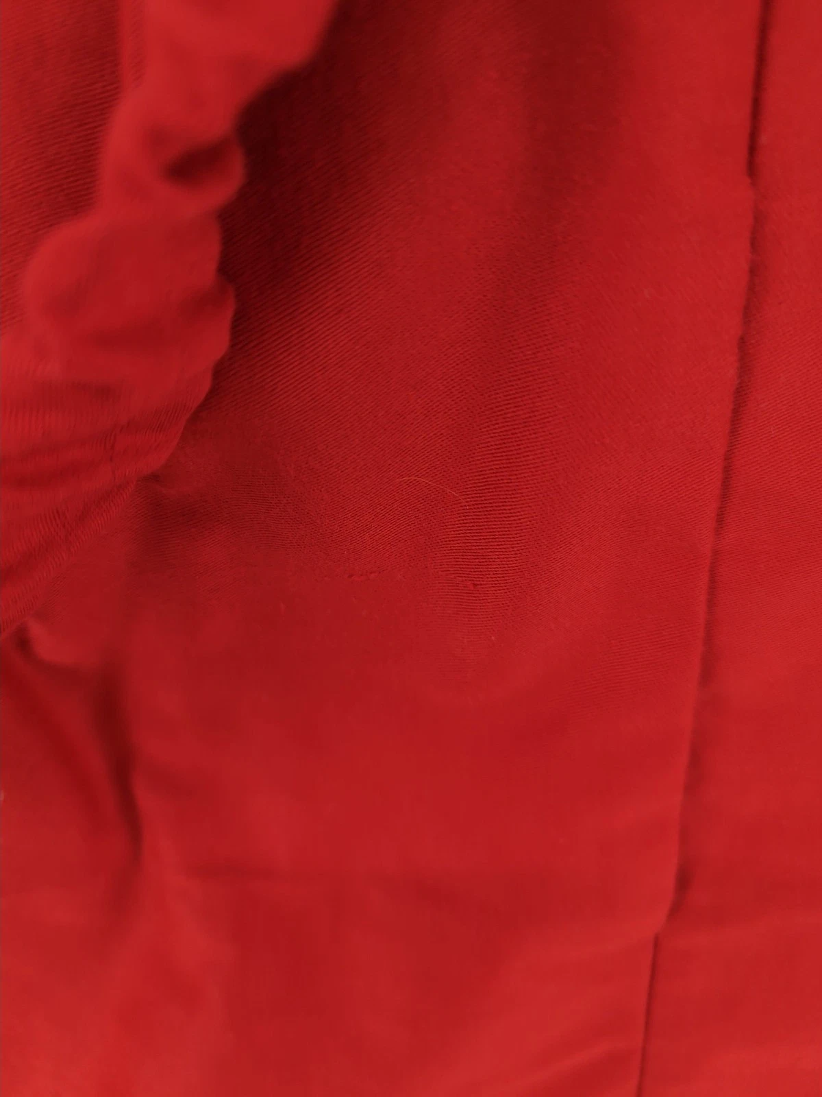 Versace Jeans Abito Donna Midi UK 8 Rosso Cotone con Poliammide A Line