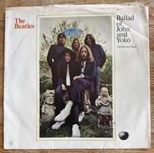 Beatles The Ballad Of John And Yoko Old Brown Shoe Apple 2531 45rpm W/PS! (1969)