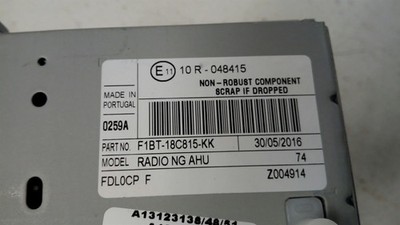 ORIGINAL Audio FORD FOCUS III Turnier  2016