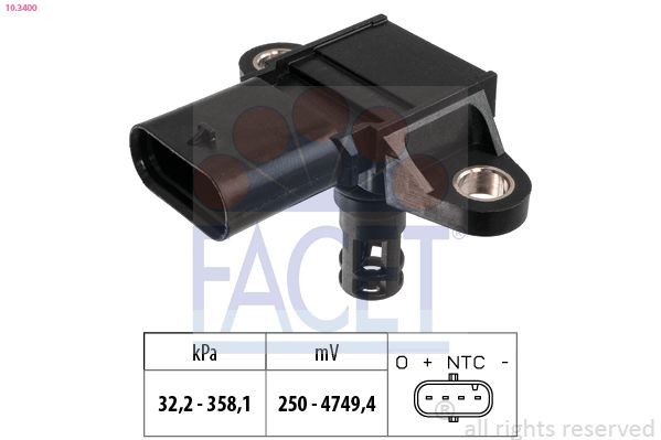 Facet 10.3400 Luftdrucksensor, HöHenanpassung FüR BMW-image