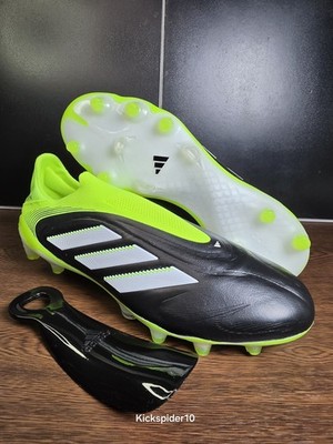 Adidas Copa Pure 3 Elite FG Mens Soccer Cleats Size 10 Black Leather Laceless