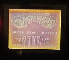Recapped SEGA Game Gear System - Black, Slight Yellow On Screen 2 Games Included