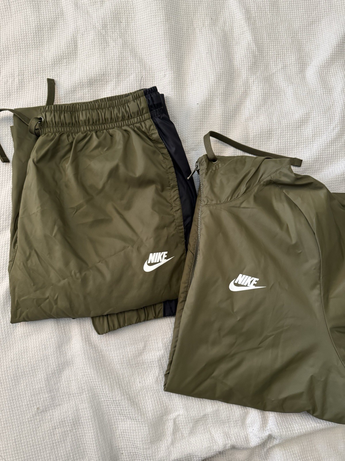 RARE Nike Shut Out Woven Tracksuit Size Large Khaki/Black