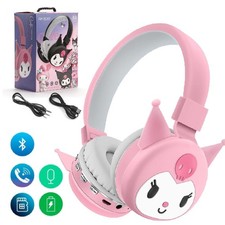 Lilo & Stitch Kids Foldable Wireless Headphones Ear Pads Headset Gift Earphones