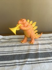 ANKYO Marching Band Dinosaur Plastic Toy Figures Orange Yellow Stegosaurus