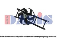 LÜFter MotorkÜHlung AKS Dasis 088086N Passend FÜR Fiat