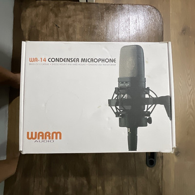 Warm Audio WA-14 Large Diaphragm Cardioid XLR Condenser Mic + Shockmount