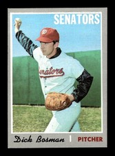 1970 Topps #175 Dick Bosman Senators EX-MT *5m
