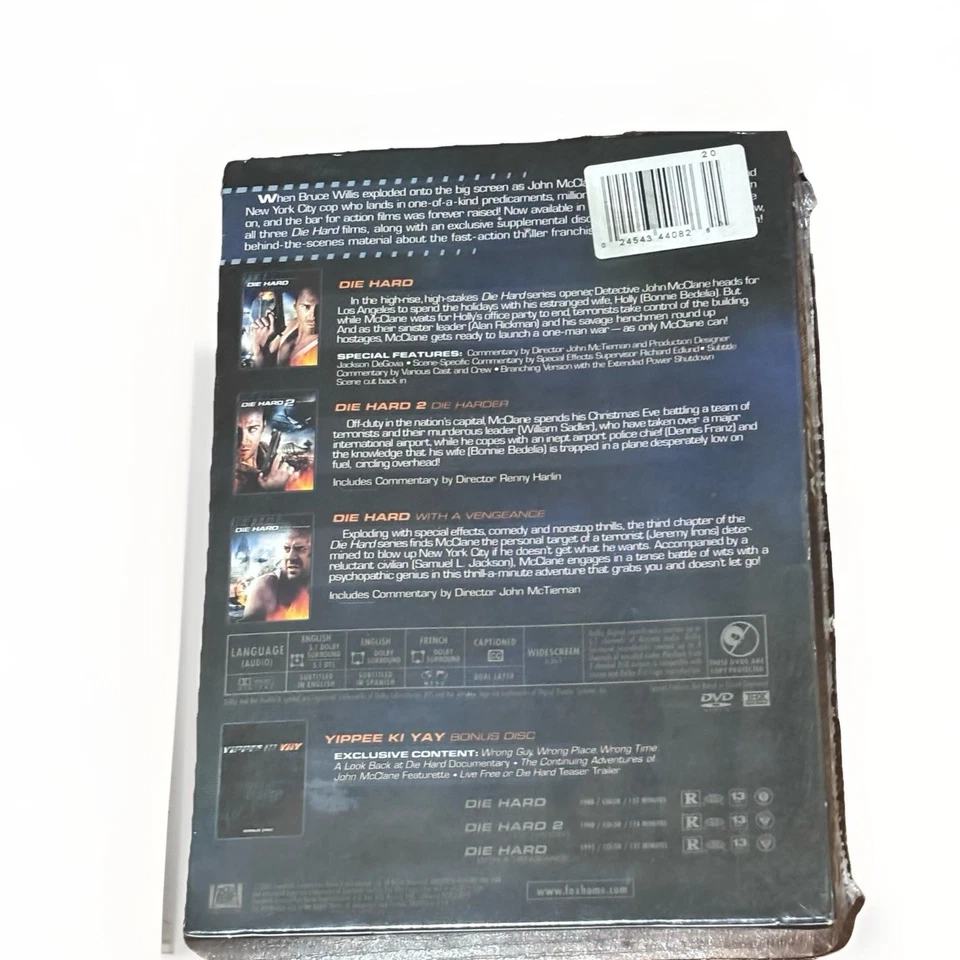 Die Hard 3-Movie Collection (DVD, 4-Disc Box Set) Sealed Set - Image 2 of 4