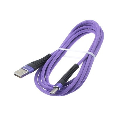 For Motorla Razr/Ultra/Plus - 6ft USB Cable Purple Type-C Charger Cord Power