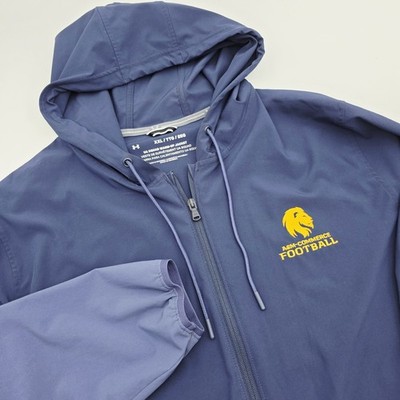 A&M Commerce Jacket Men 2XL Navy Blue Under Armour Squad Warm Up Football NCAA