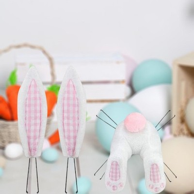 Unikat Ostern Türdeko 1 Set hängende künstliche Girlande Befestigung süß