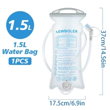 Water Bladder Bag Water Reservoir Hydration Pack 1L 1.5L 2L 3L Storage Bag BPA F