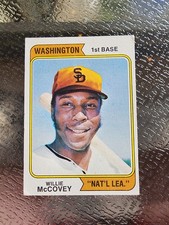 1974 Willie McCovey Topps #250 Washington 
