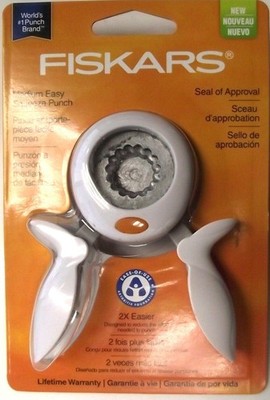 Fiskars 159060-1002 Med. Easy Squeeze Punch Seal Of Approval