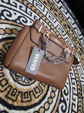 A Beautiful Women Guess Bag With Long Strap