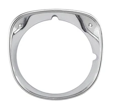 JEGS 79627 Headlight Bezel 1970 Chevy Chevelle El Camino Die-Cast Metal Chrome F