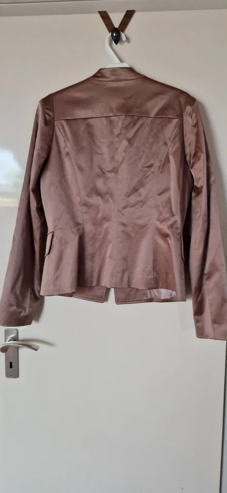Anzug, Satinstoff Blazer/Hose  Gr.42 edel - Abendmode von Ashley Brooke Event - Bild 4 von 4