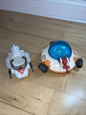 Vintage 1984 Playmates Playworld Space Ship Shuttle Vehicle Lot Hong Kong