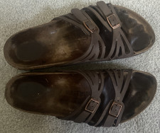 Birkenstock Granada 40 Brown Slip On Sandals Women Size 40 9 Narrow Width