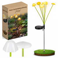 Led AußEnleuchte Solar Gartenleuchte Pilze IP44 Wegeleuchte Deko Masterled