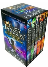 Percy Jackson Series by Rick Riordan 5 Books Collection Box Set - Ages 9-14: F&P