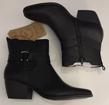 Black Western Boots Womens 11 Frye And Co. Booties Suranne