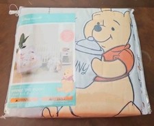 Disney Baby Winnie The Pooh 3pc Crib Bedding Set Comforter Fitted Sheet Blanket