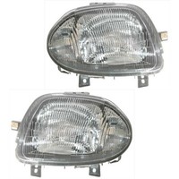 Scheinwerfer Set Rechts & Links H4 FüR Renault Clio II Bb_ Cb_