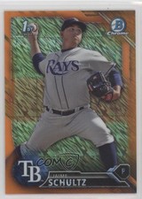 2016 Bowman Chrome Prospects Orange Shimmer Refractor Jaime Schultz #BCP193 1d59