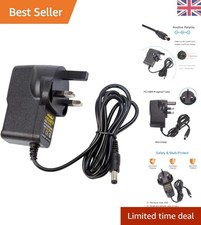 Universal 12V 0.5A Power Adapter - AC 100-240V to DC 6W Charger for CCTV & More