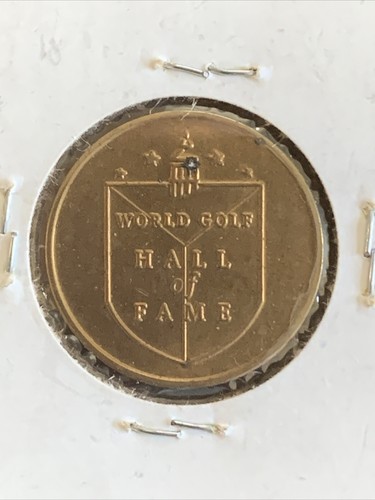 Vintage World Golf Hall Of Fame Coin Medal Token Ball Marker - Picture 4 of 5