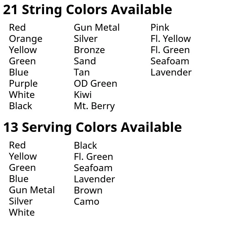 CUSTOM D97/"Fast Flight" Flemish Twist Bow String - Traditional Recurve, Longbow - Image 2 of 4